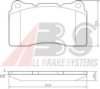 A.B.S. 37479 OE Brake Pad Set, disc brake